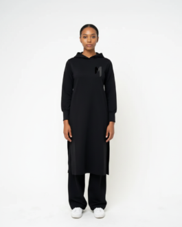 Black Hooded Abaya
