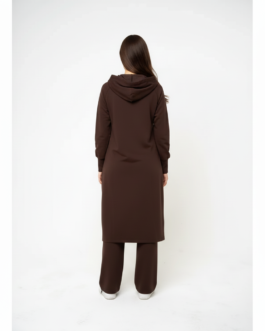 Brown Hooded Abaya